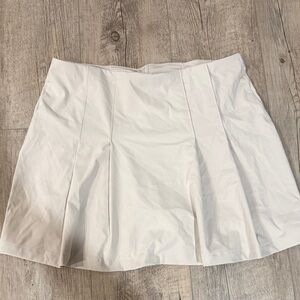 Abercrombie Beige Pleated Mini Skirt